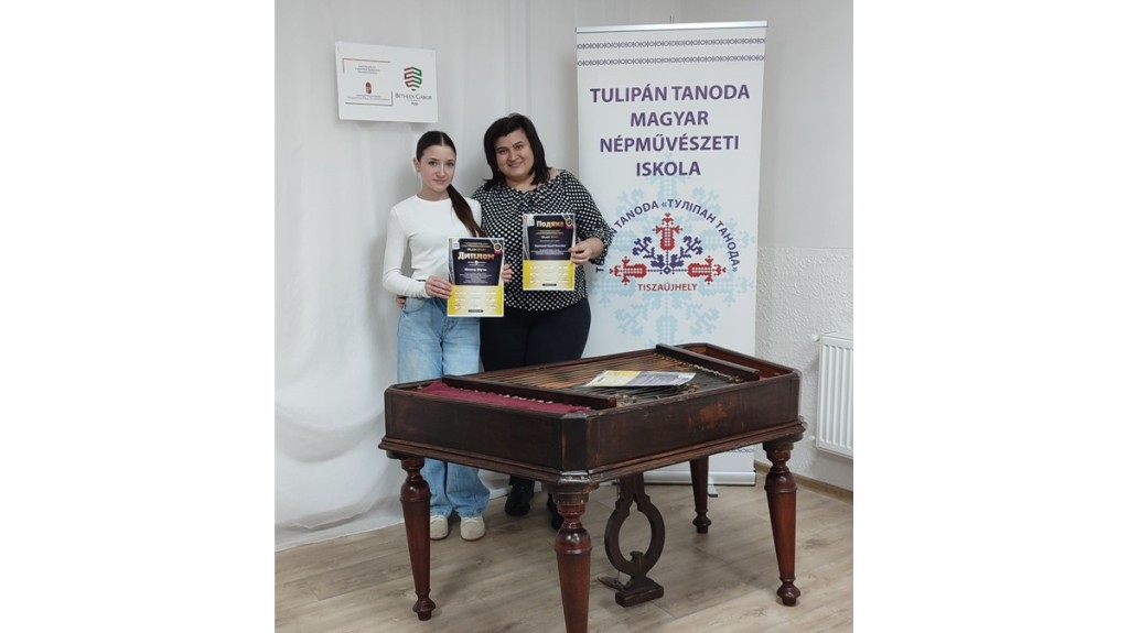 A Tulipán Tanoda cimbalmos növendéke, Mester Mirjám első helyezést ért el egy nemzetközi művészeti versenyen